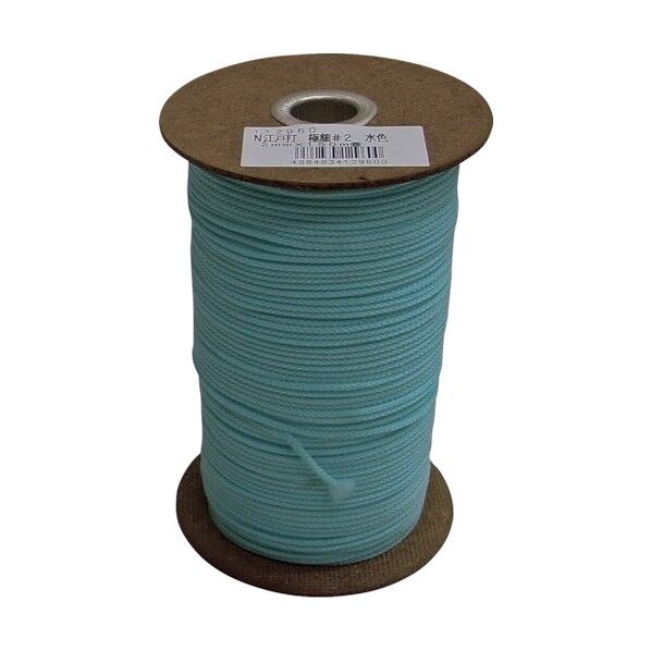 極細ナイロン江戸打ちひも ボビン巻 すず色 2mm×150m NRED2-LBL 1巻