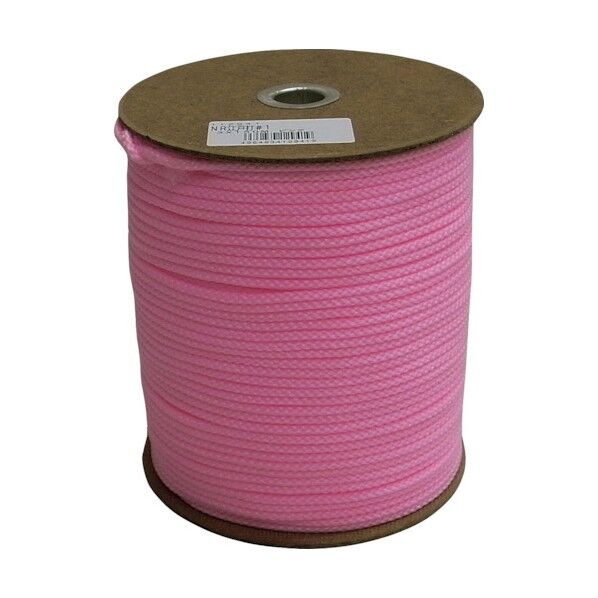 ナイロン江戸打ち紐ボビン巻 ピンク 3mm×150m NRED3-PIK 1巻