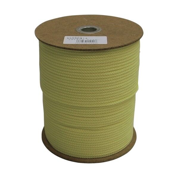 ナイロン江戸打ち紐ボビン巻 パステルイエロー 3mm×150m NRED3-PYL 1巻
