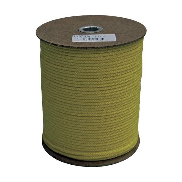ナイロン江戸打ち紐ボビン巻 黄 3mm×150m NRED3-YEL 1巻