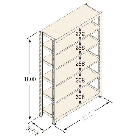中量ラック Cタイプ300KG