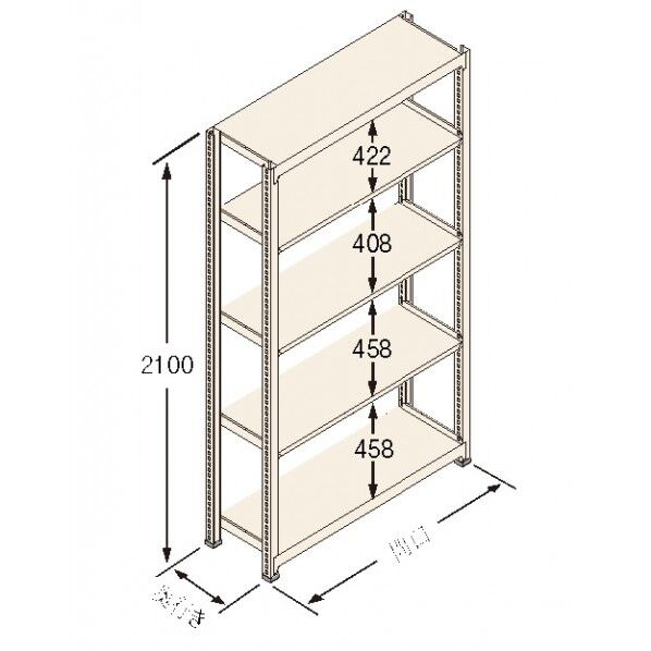 中量ラック Jタイプ500KG