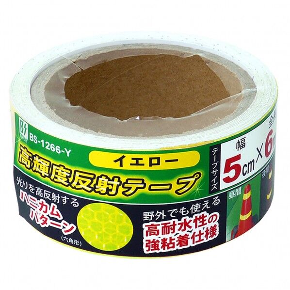 豊光 高輝度反射テープ50mm×6m BS-1266-Y 1個