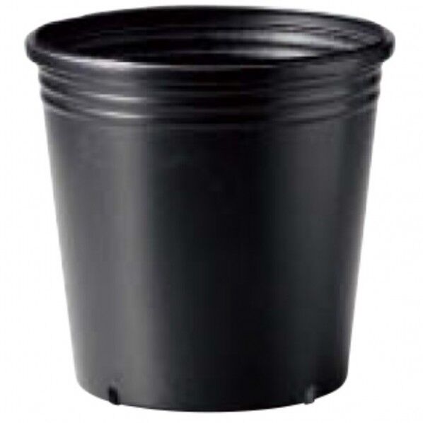 つかめるポット黒丸 24cm