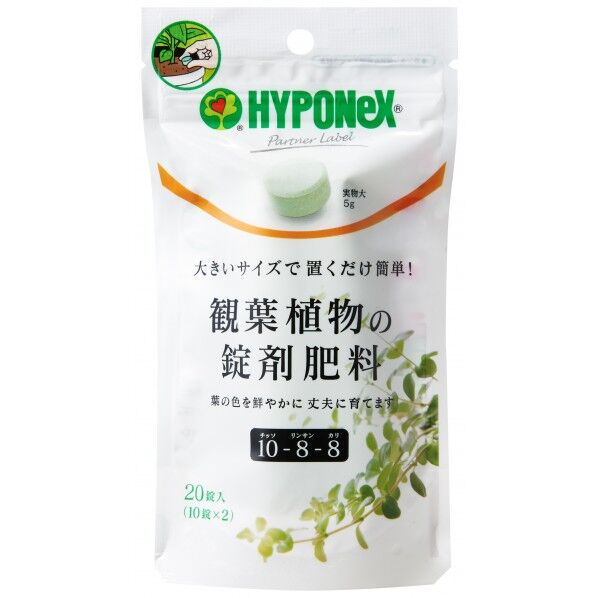 観葉植物用の錠剤肥料 20錠