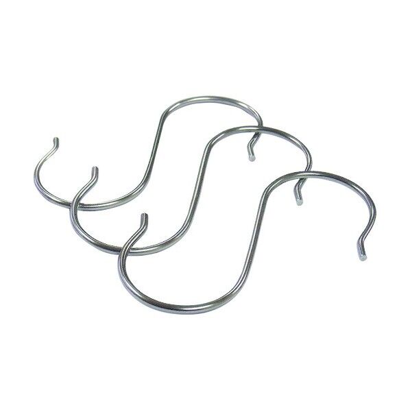 ステンレス金具/ステンレス店舗用Sフック 2.5mm×98.0mm SSH-98  200個