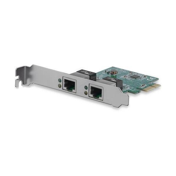 LANカード/PCIeE/x1/2x RJ45/10/100/1000Mbps/Win & Mac ST1000SPEXD4   1個