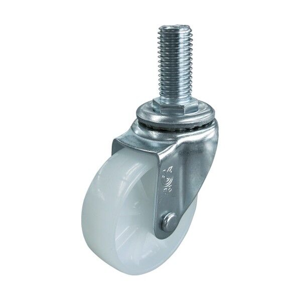 ねじ込み式キャスター しぶさん (ナイロン車) 自在ストッパー付