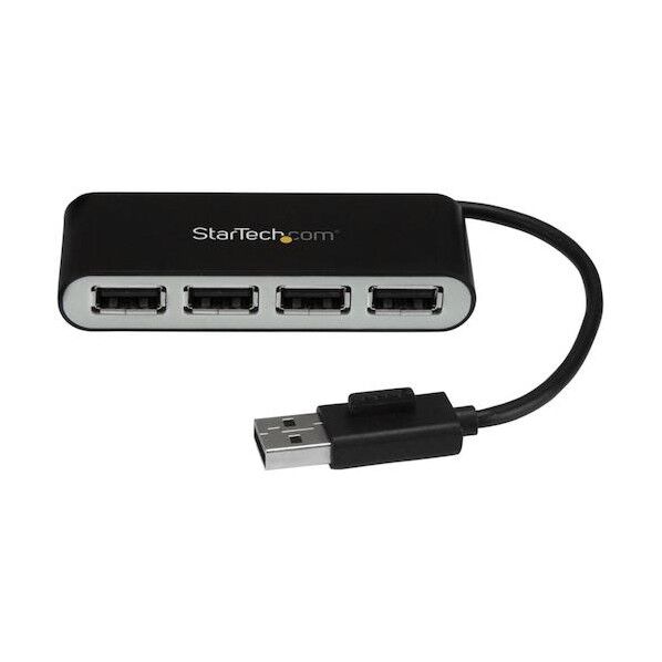 STARTEC.COM社 USBハブ/USB 2.0/USB-A - 4x USB-A/LAN/バスパワー/ブラック ST4200MINI2 1個
