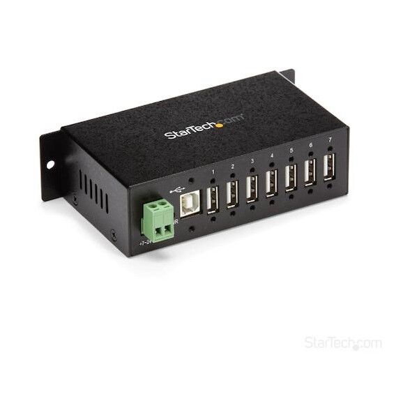STARTEC.COM社 USBハブ/USB 2.0/UBS-A - 7x USB-A/産業用メタル/広域動作温度 ST7200USBM 1個