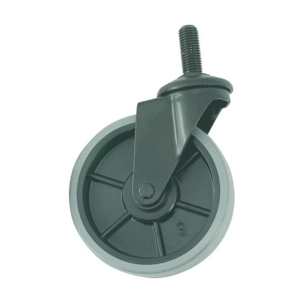 フレックスラック用キャスターΦ125自在NU車輪 186 x 124 x 57 mm STD125NU (M16X40XP2.0) 1点