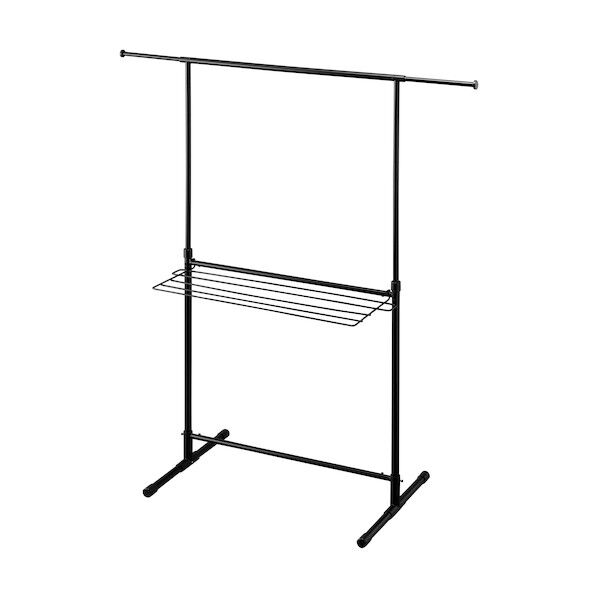 アイリスオーヤマ 簡単組立スタイル物干し ブラック STMH-790 1点...