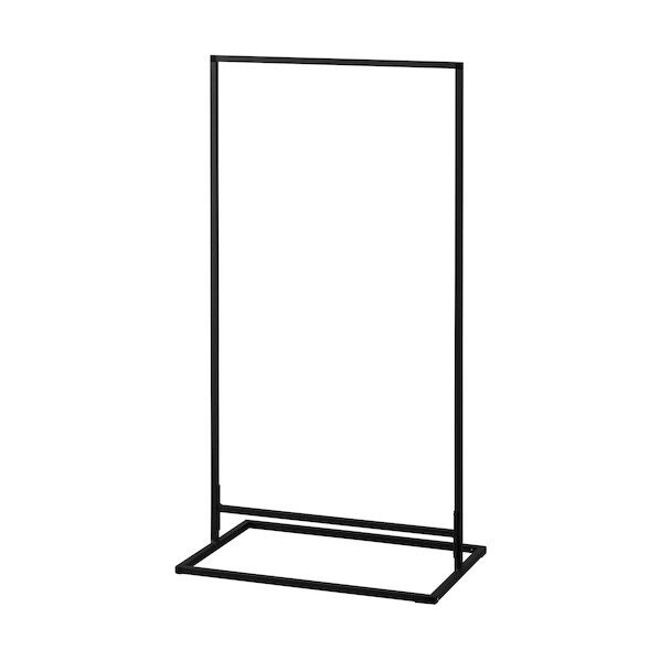 アイリスオーヤマ スタイル物干し 角型シングルタイプ ブラック STMS-600S 1点...