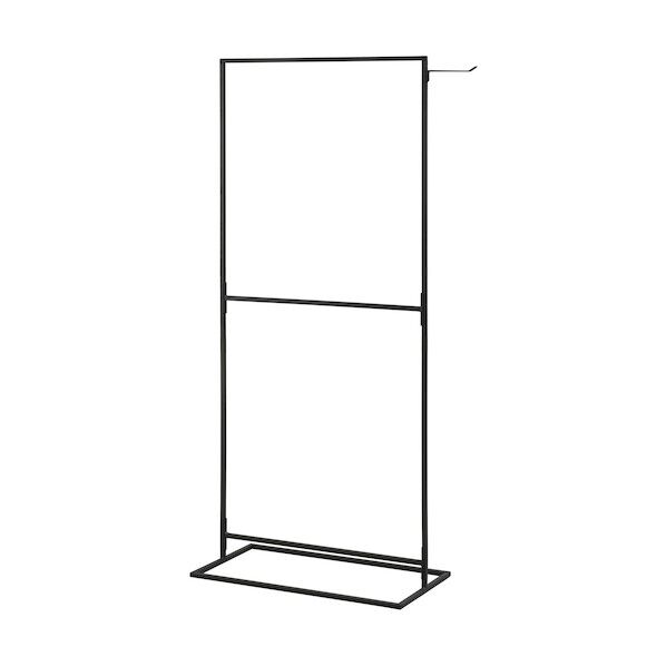 296088 スタイル物干し 角型ハイタイプ ブラック STMS-800HH-B 1点