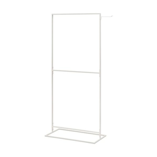 296087 スタイル物干し 角型ハイタイプ ホワイト STMS-800H-W 1点