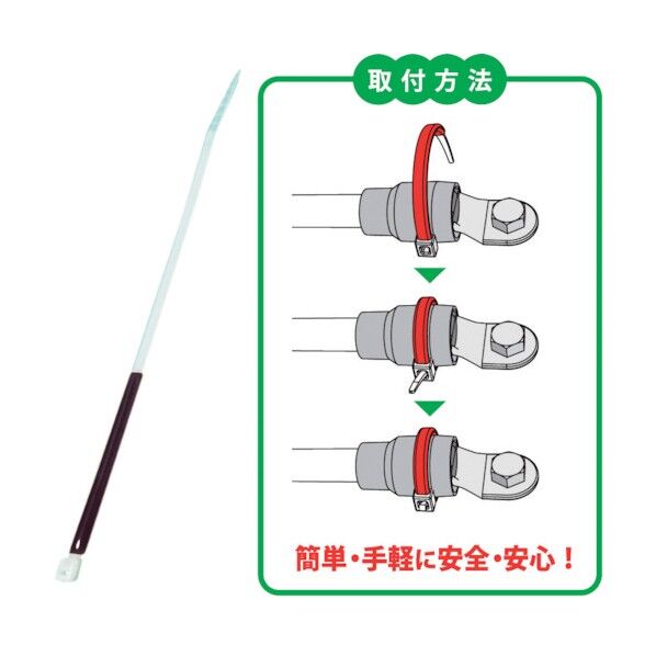 JAPPY 後付サーモタイ メモリータイプ 適応電線22SQ~60SQ 30本 黒 STT-M-BLK 30本