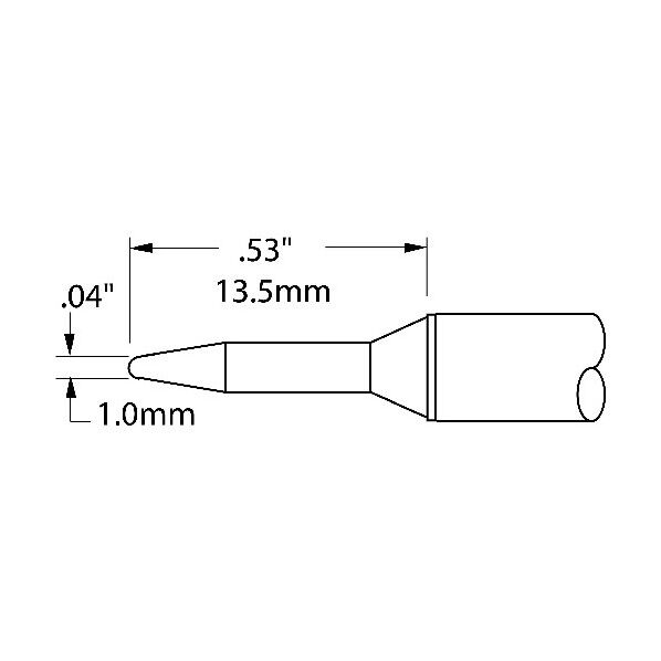 Metcal MXシリーズ チップカートリッジ STTC-101 1点