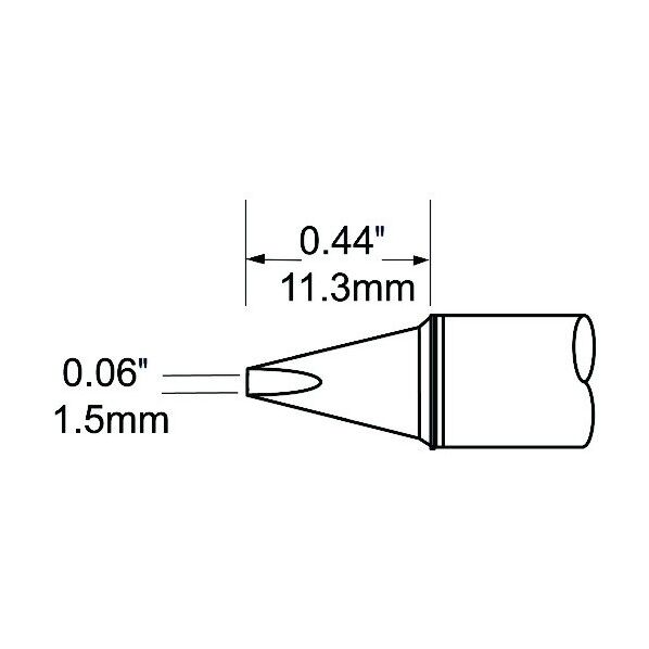 Metcal MFR-1120・MFR-2220・PS-900シリーズ チップ STV-CH15A 1点