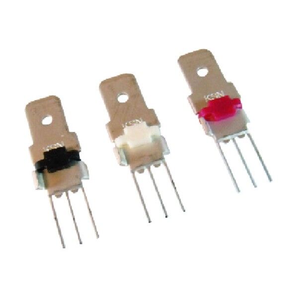 基板実装用カラータブ端子 STP-01-BK 5個