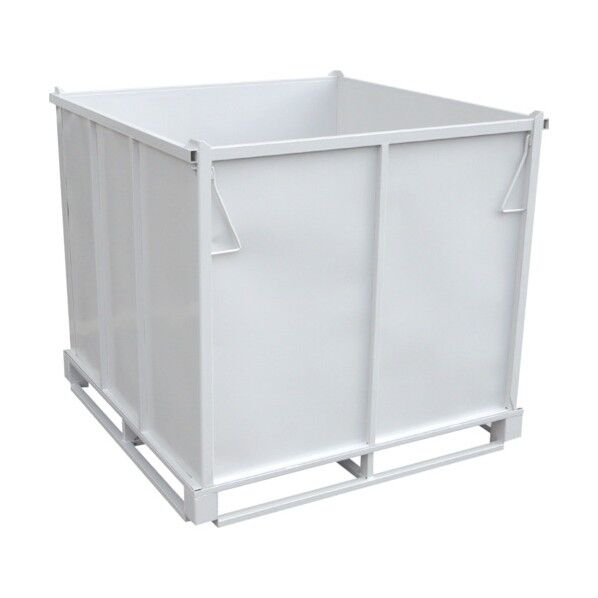 高荷重用スチール製折りたたみコンテナ 上蓋なし ST-SP 1