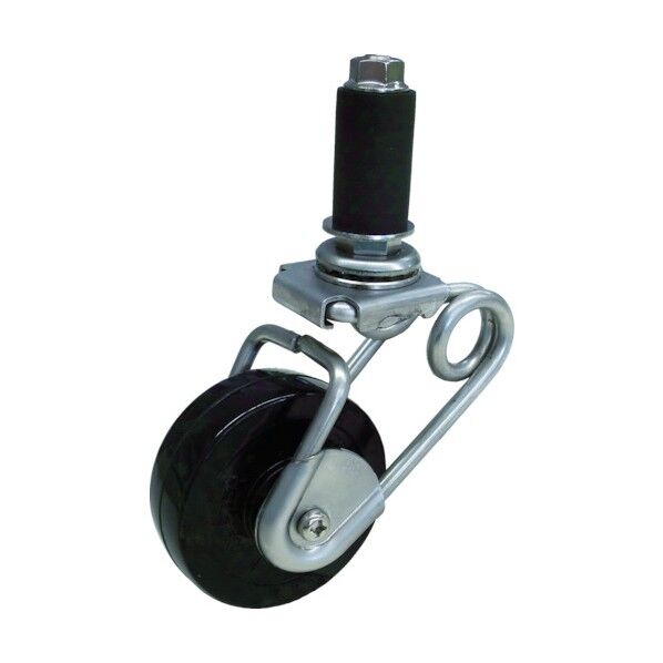 緩衝スプリングキャスター(ゴム車・ステンレス金具) 差込式