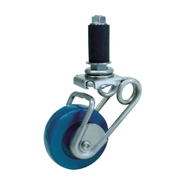 緩衝スプリングキャスター(ウレタン車・ステンレス金具) 差込式