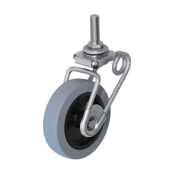 緩衝スプリングキャスター(ウレタン車・ステンレス金具)