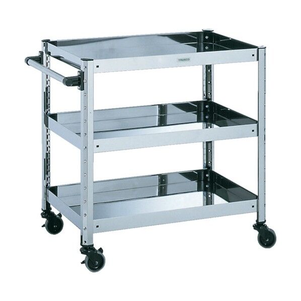 ステンレス製アングル式ワゴン(SUS304)