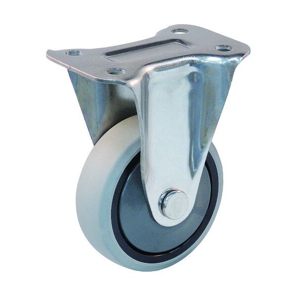 プレート式キャスター SUS-Jシリーズ (ナイロンホイールウレタン車) 固定