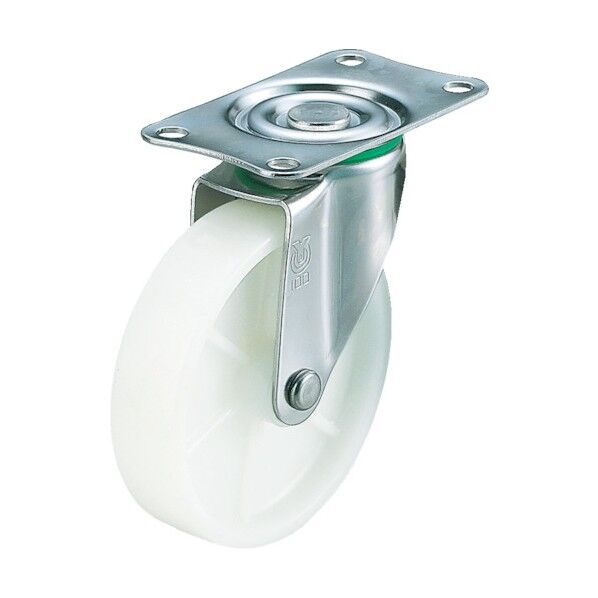プレート式キャスター SUS-Eシリーズ (ナイロン車・ステンレス金具) 自在
