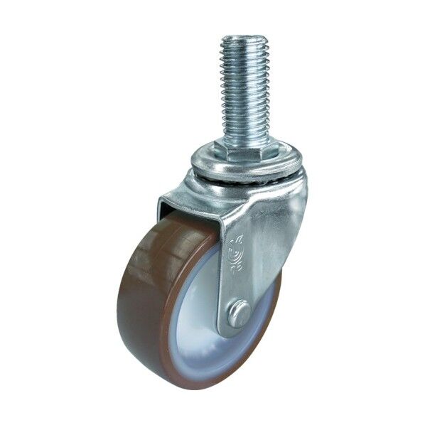 ねじ込み式キャスター しぶさん (ウレタン車・ステンレス金具) 自在
