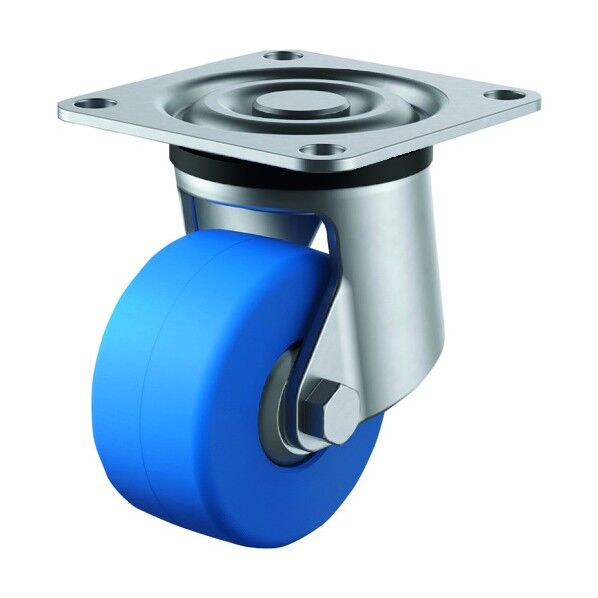 ユーエイ プレート式キャスター自在車65径MCナイロン車輪 SUS-HG-65MC 1台
