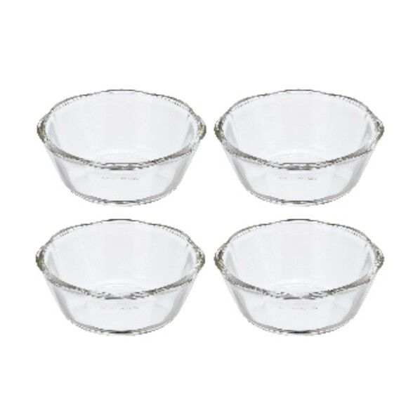 耐熱ガラス製スイーツボウル200 4個セット