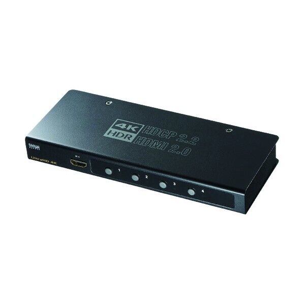 4K・HDR・HDCP2.2対応HDMI切替器(4入力・1出力)