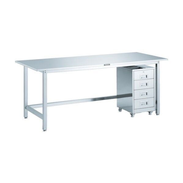 オールステンレス作業台(ワゴン付)