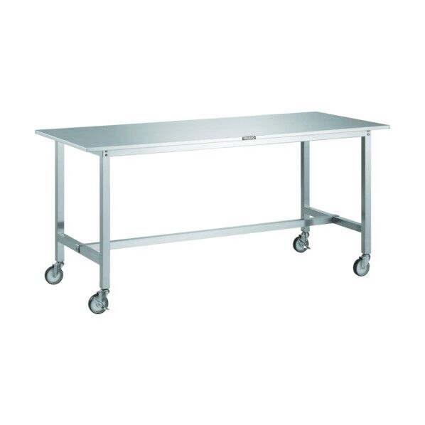 オールステンレス作業台(ステンレス金具キャスター付)