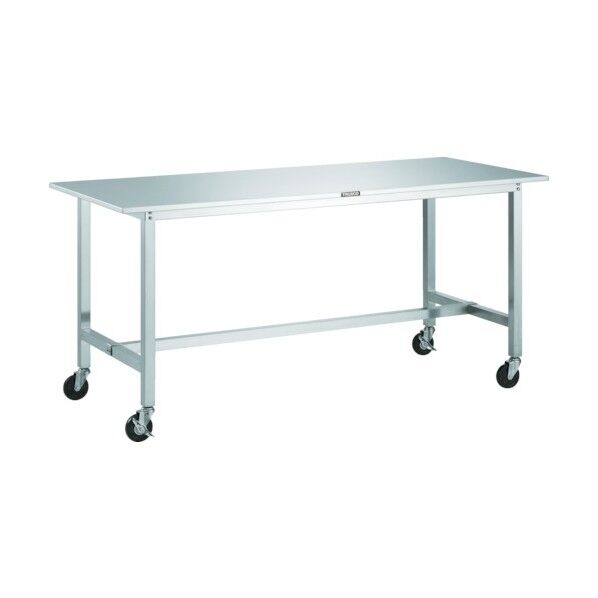 オールステンレス作業台(導電ステンレス金具キャスター付)