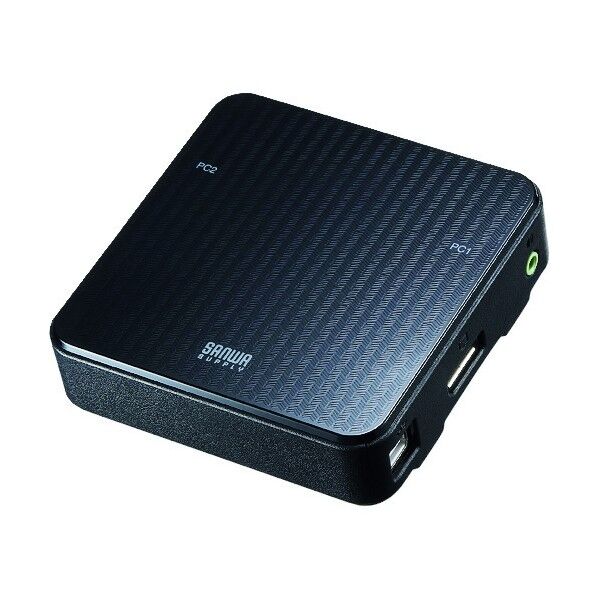 DisplayPort対応手元スイッチ付きパソコン自動切替器(2:1)