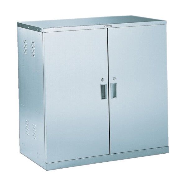 耐震薬品庫両開型棚スライド式900X500XH900