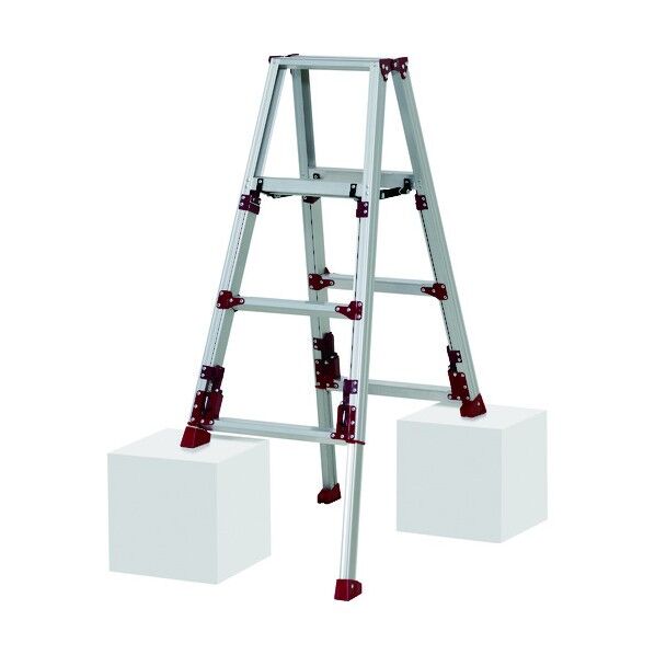 【車上渡し】四脚アジャスト式専用脚立 SXJ-120A 1台