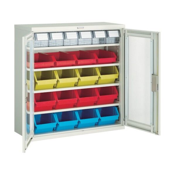 バンラックケースM型両開き扉コンテナ入H880 T304M-D 1点