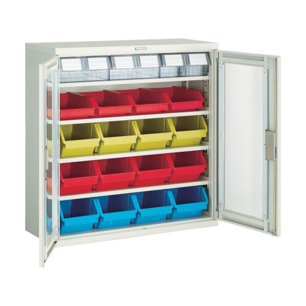 バンラックケースM型両開き扉コンテナ入H880 T304M-E 1点