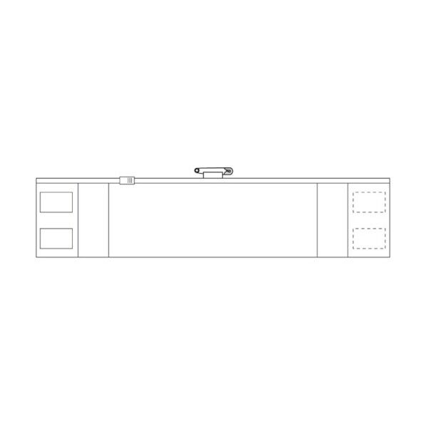 ファスナー付腕章(安全ピンタイプ)