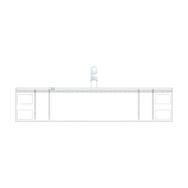 ファスナー付腕章(クリップタイプ)