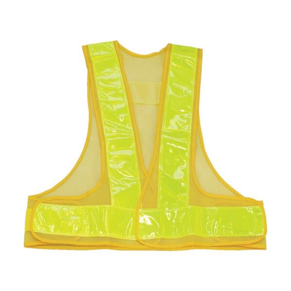 70mm幅反射材付安全ベスト イエロー/蛍光イエロー反射 210 x 310 x 25 mm TAB70-YY 1点