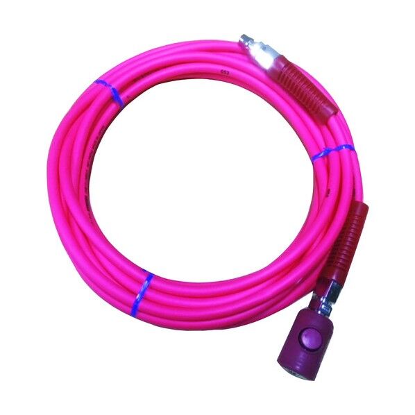 PVCソフトブレードエアホース(ボタン式カップリング付)