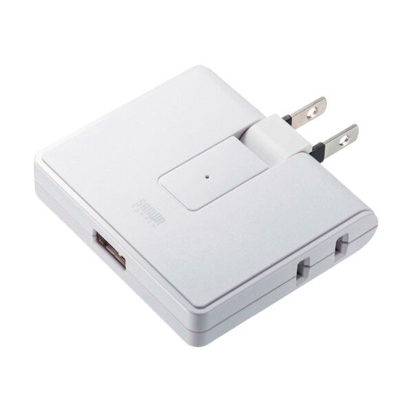 サンワサプライ USB充電ポート付きモバイルタップ TAP-B104UN 1点...