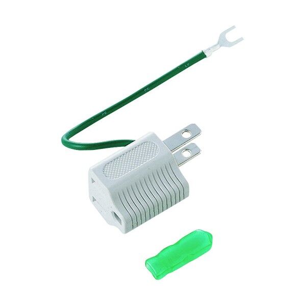 3P→2P変換アダプタ(グレー) TAP-AD1GYN 1点