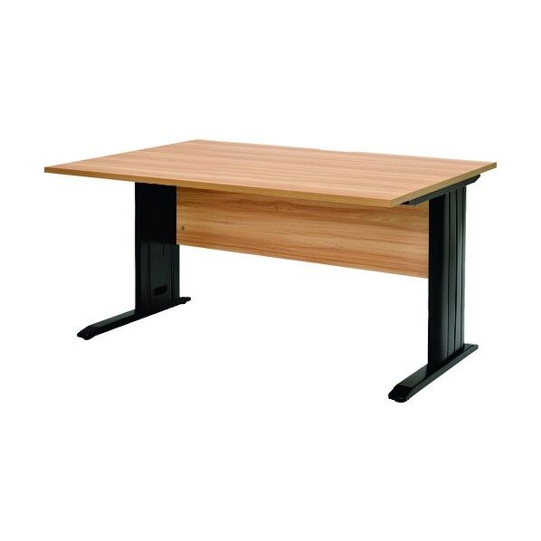 平机 ナチュラル天板X黒脚 W1400xD700XH700 TSLD1470NA-BK 1点