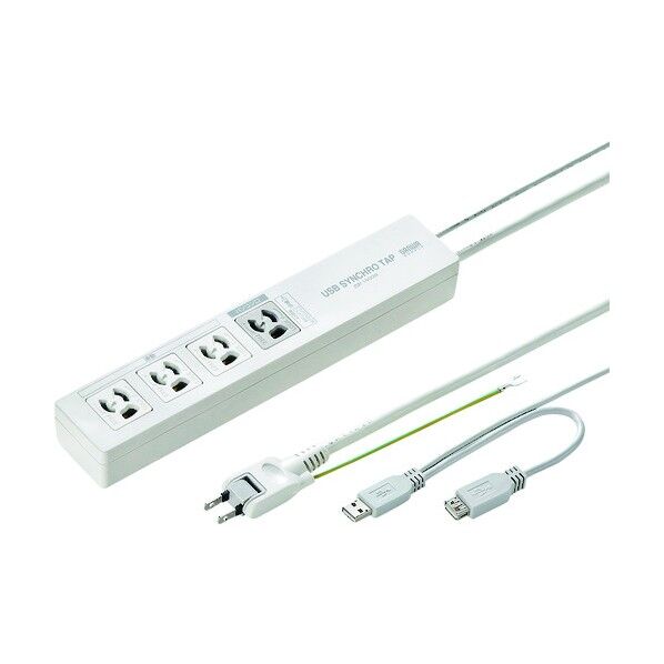 パソコン連動タップ(USB感知式) TAP-RE34U-5 1点